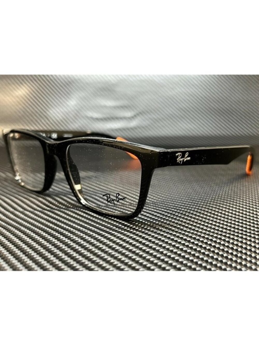 New Ray Ban Men Black Eyeglasses 55- 17- 145 - Picture 1 of 5